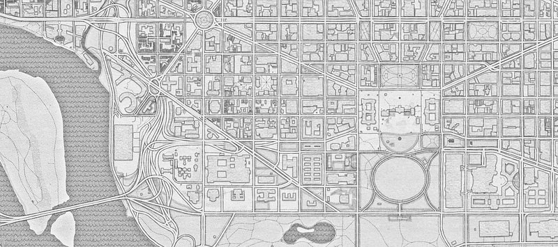 Pencil, uno de los estilos de mapa de Mapbox