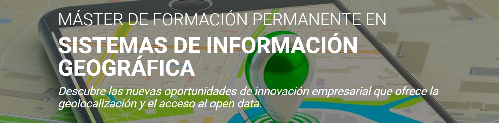 Imagen decorativa del Máster de Sistemas de Información Geográfica de la UPC