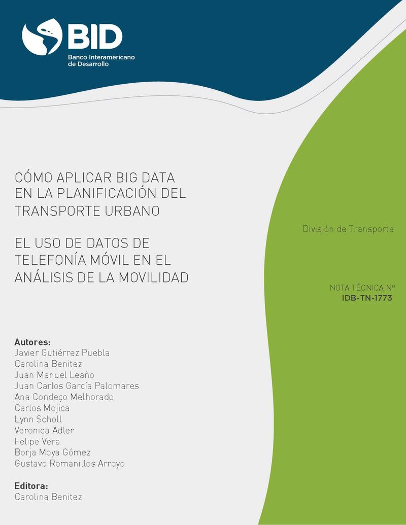 Cómo aplicar big data en la planificación del transporte urbano