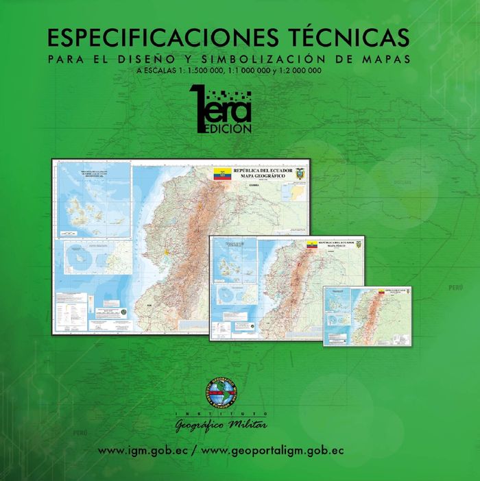 Especificaciones técnicas para el diseño y simbolización de mapas