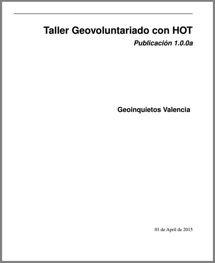Manual de geovoluntariado con HOT