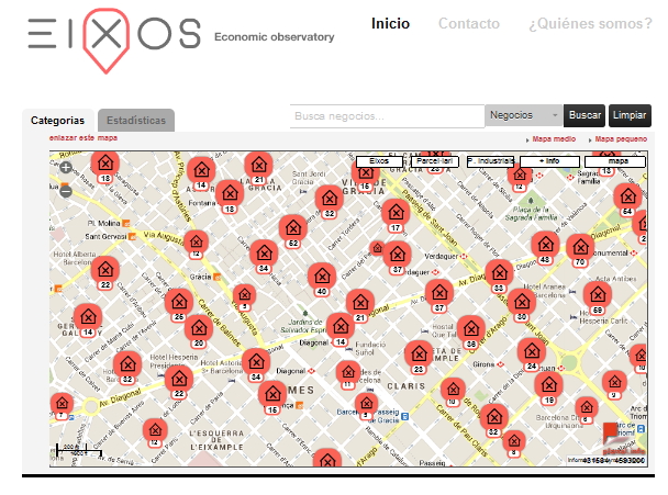 Imagen de la aplicación eixos.cat Imagen de la aplicación eixos.cat